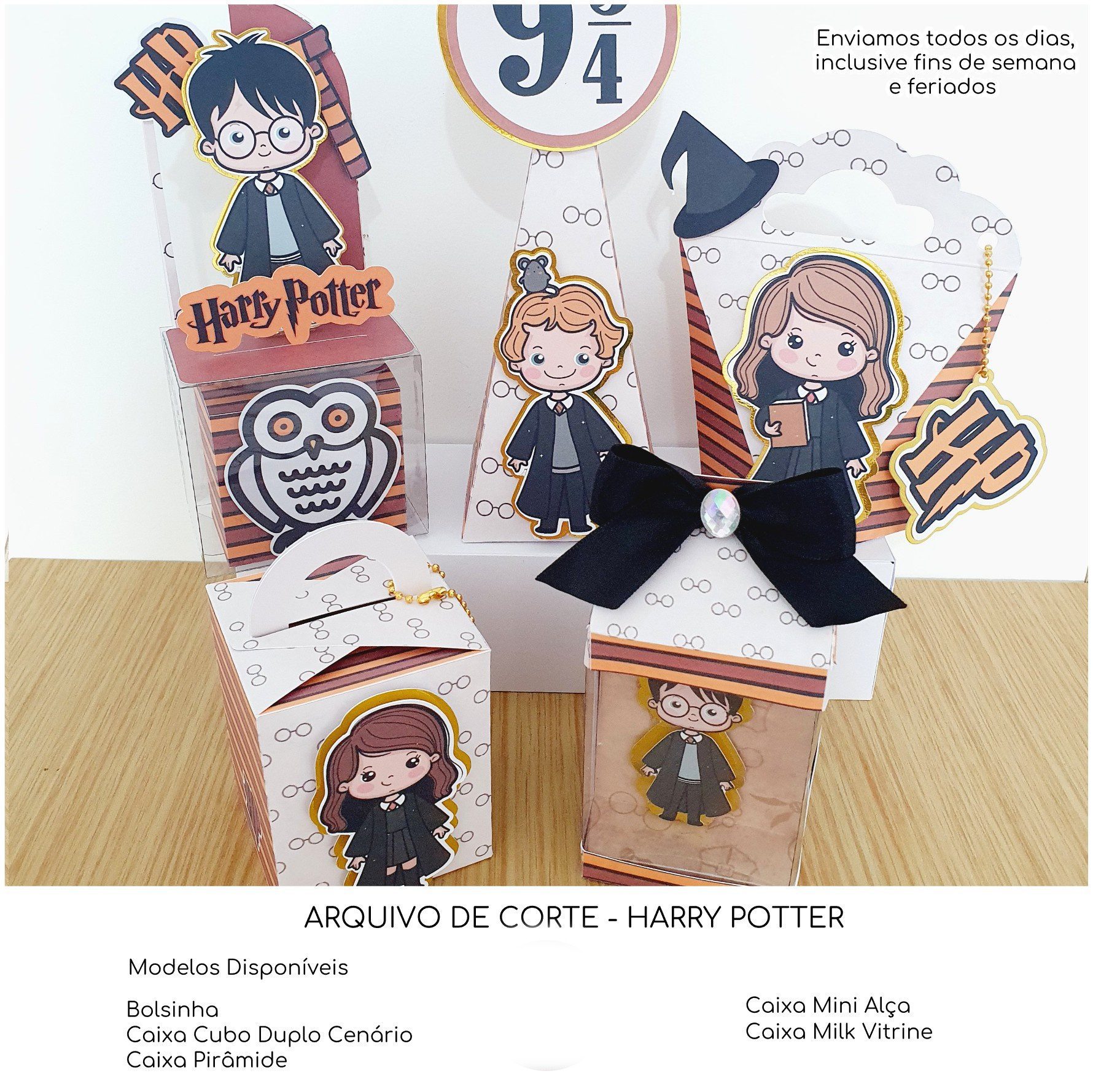 10 - Harry Potter Harry Potter - Arquivo de Corte / Festa - Imagem 1