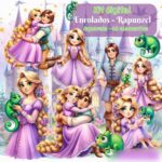 Enrolados Rapunzel - Kit Digital