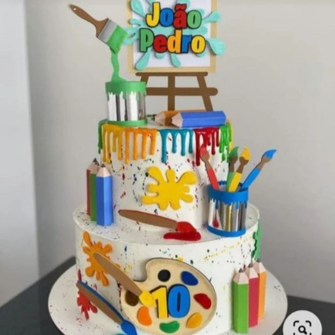 20 Topo de Bolo - Abc - Imagem 1