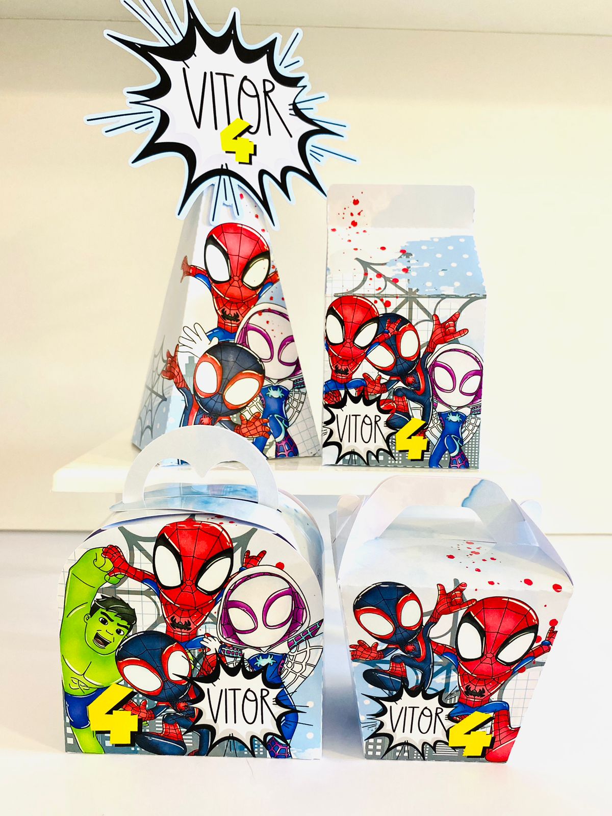3 - SPIDEY E SEUS AMIGOS Spidey - Arquivo de Corte / Festa - Imagem 1