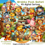 Ursinho Pooh Safari - Kit Digital