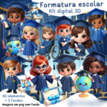 Formatura Escolar - Kit Digital