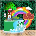 Topo de Bolo - Alice