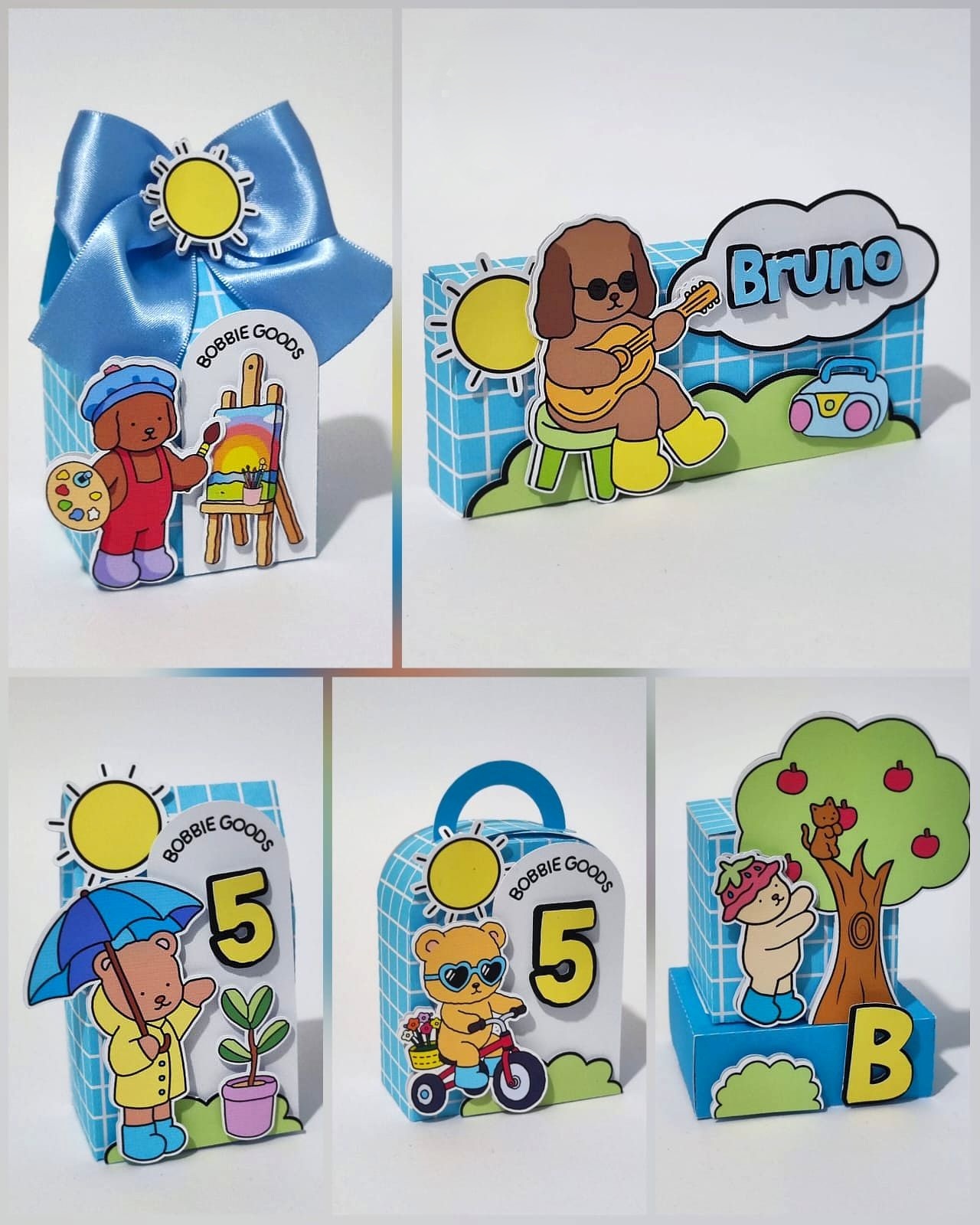 5 - BOBBIE GOODS MENINO Bobbie Goods - Arquivo de Corte / Festa - Imagem 1