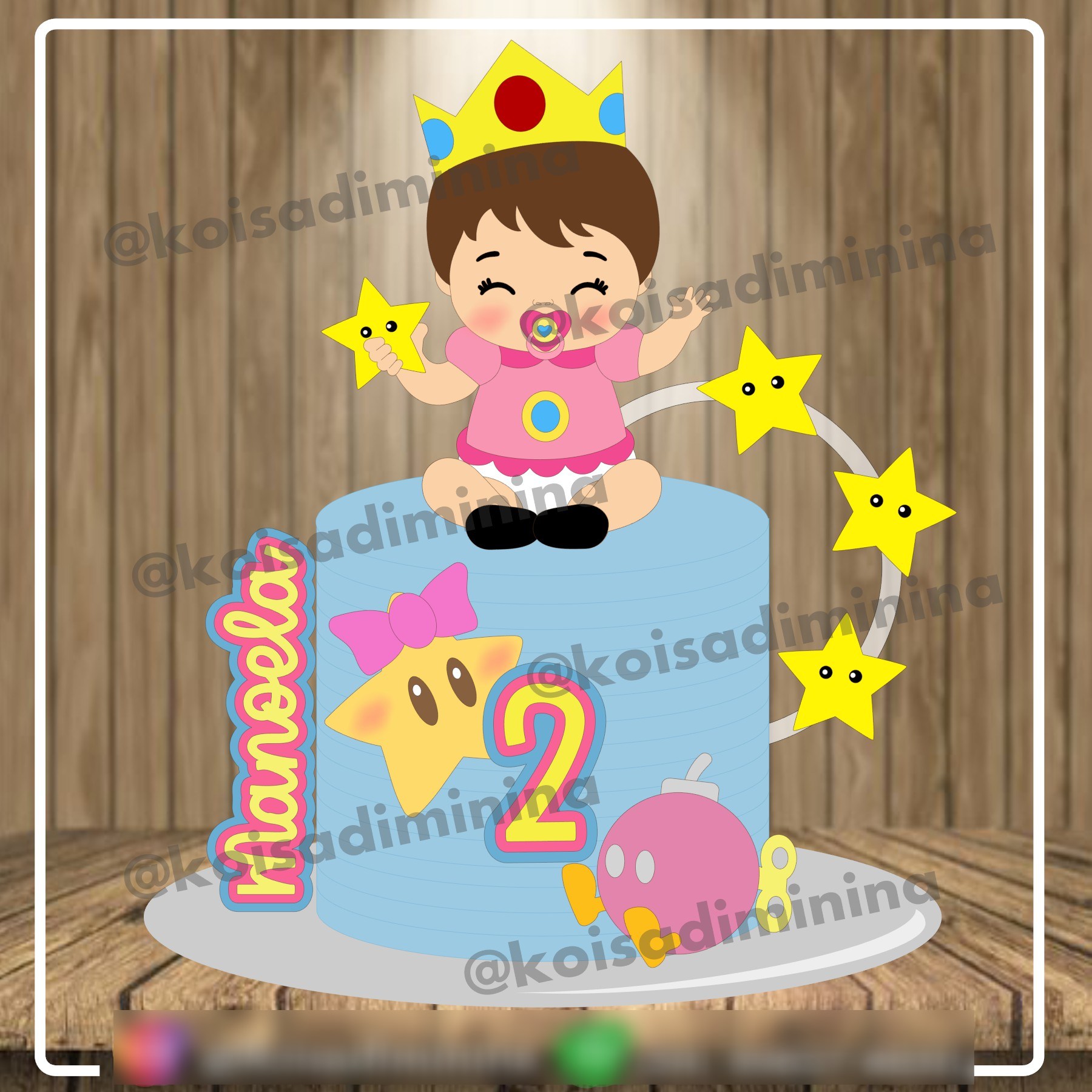 6 Topo de Bolo - Baby - Imagem 1