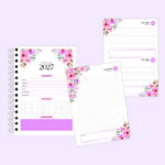 Agenda Floral 2027 - Encadernação