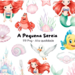A Pequena Sereia - Kit Digital