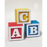 Cubos Lembrança Abc - Arquivo de Corte
