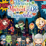 Heróis Aquarela - Kit Digital