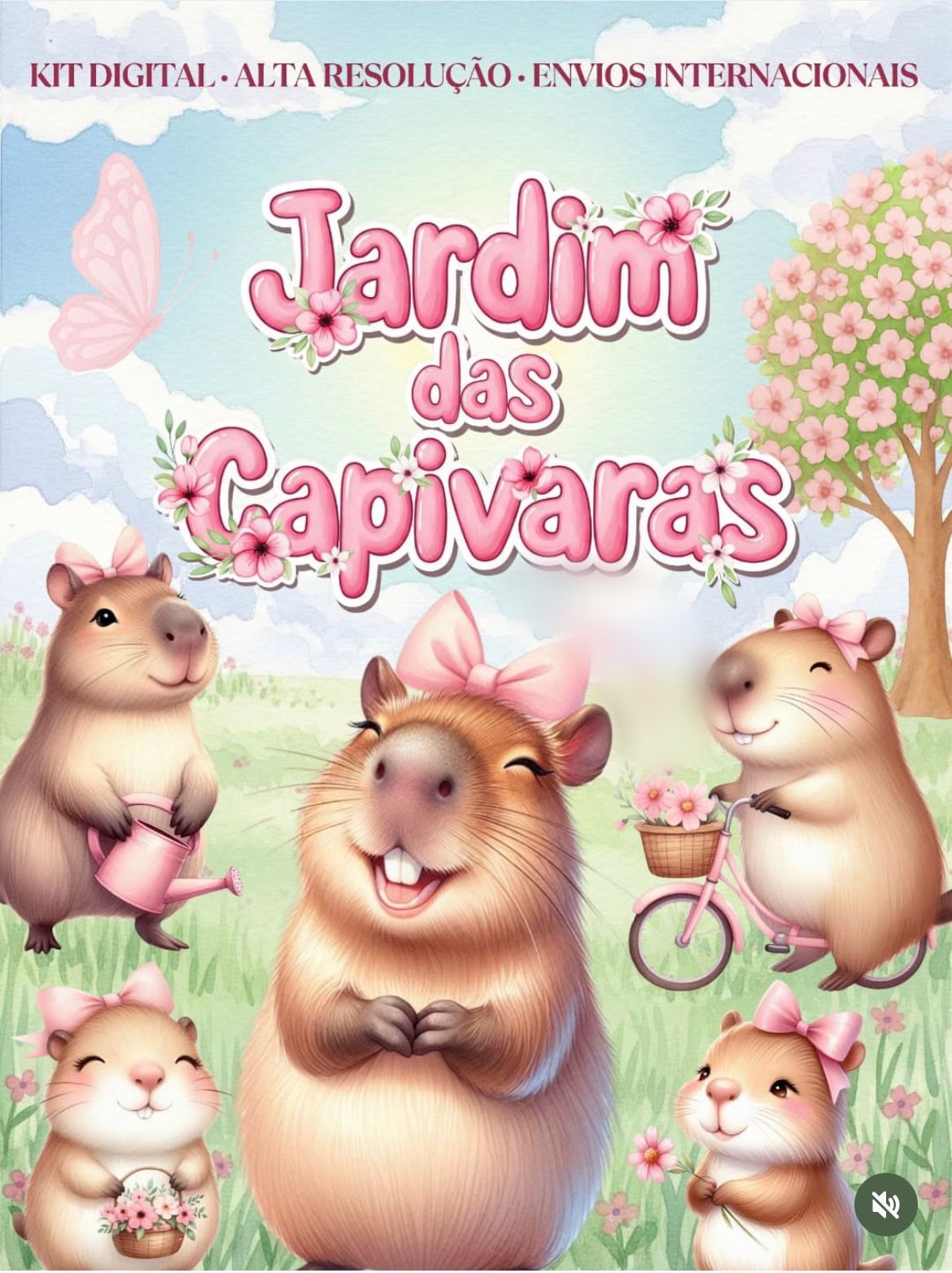 JARDIM DAS CAPIVARAS Jardim das Capivaras - Kit Digital - Imagem 1