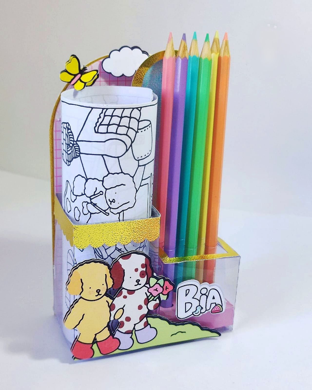 KIT DE COLORIR ACETATO Kit de Colorir Acetato - Arquivo de Corte - Imagem 1