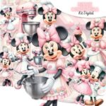 Minnie Confeiteira - Kit Digital