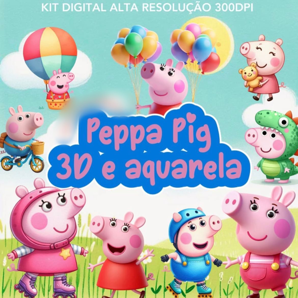 PEPPA PIG Peppa Pig - Kit Digital - Imagem 1