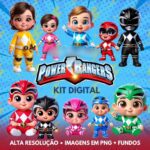 Power Rangers - Kit Digital