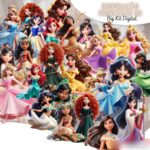 Princesas - Kit Digital