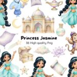 Princesa Jasmine - Kit Digital