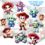 Toy Story Aquarela - Kit Digital