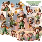 Turma do Mickey Fazendeiro - Kit Digital
