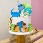 Topo de Bolo - Dinossauro
