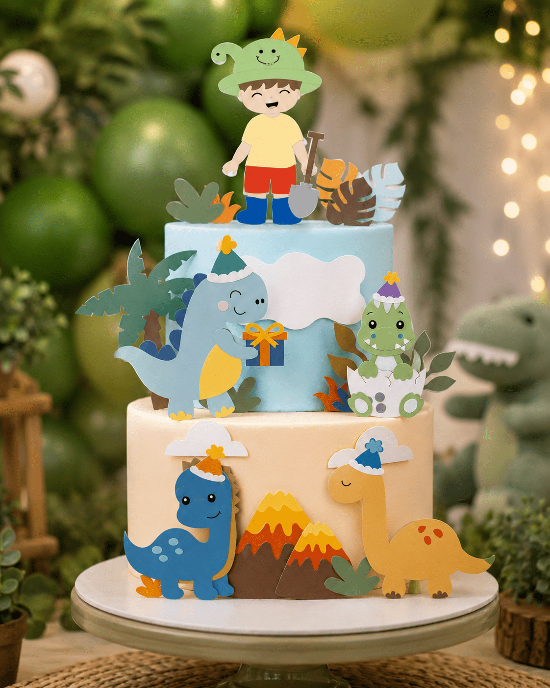 16 Topo de Bolo - Dinossauro - Imagem 1