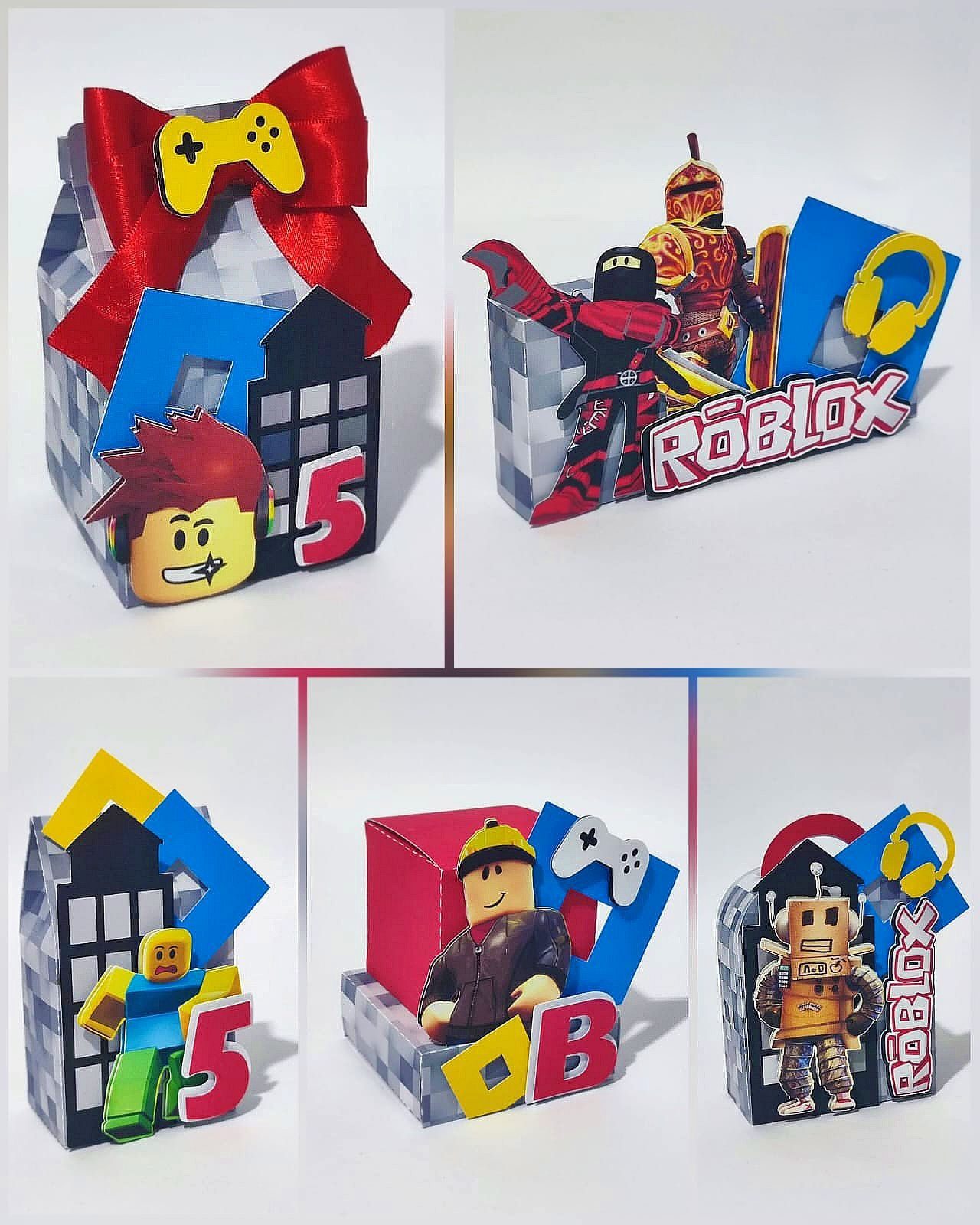 19 - ROBLOX MENINO Roblox - Arquivo de Corte / Festa - Imagem 1