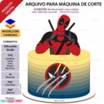 Topo de Bolo - Deadpool
