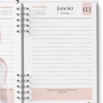 Agenda Feminina Neutra 1DPP 2027 com Versículos