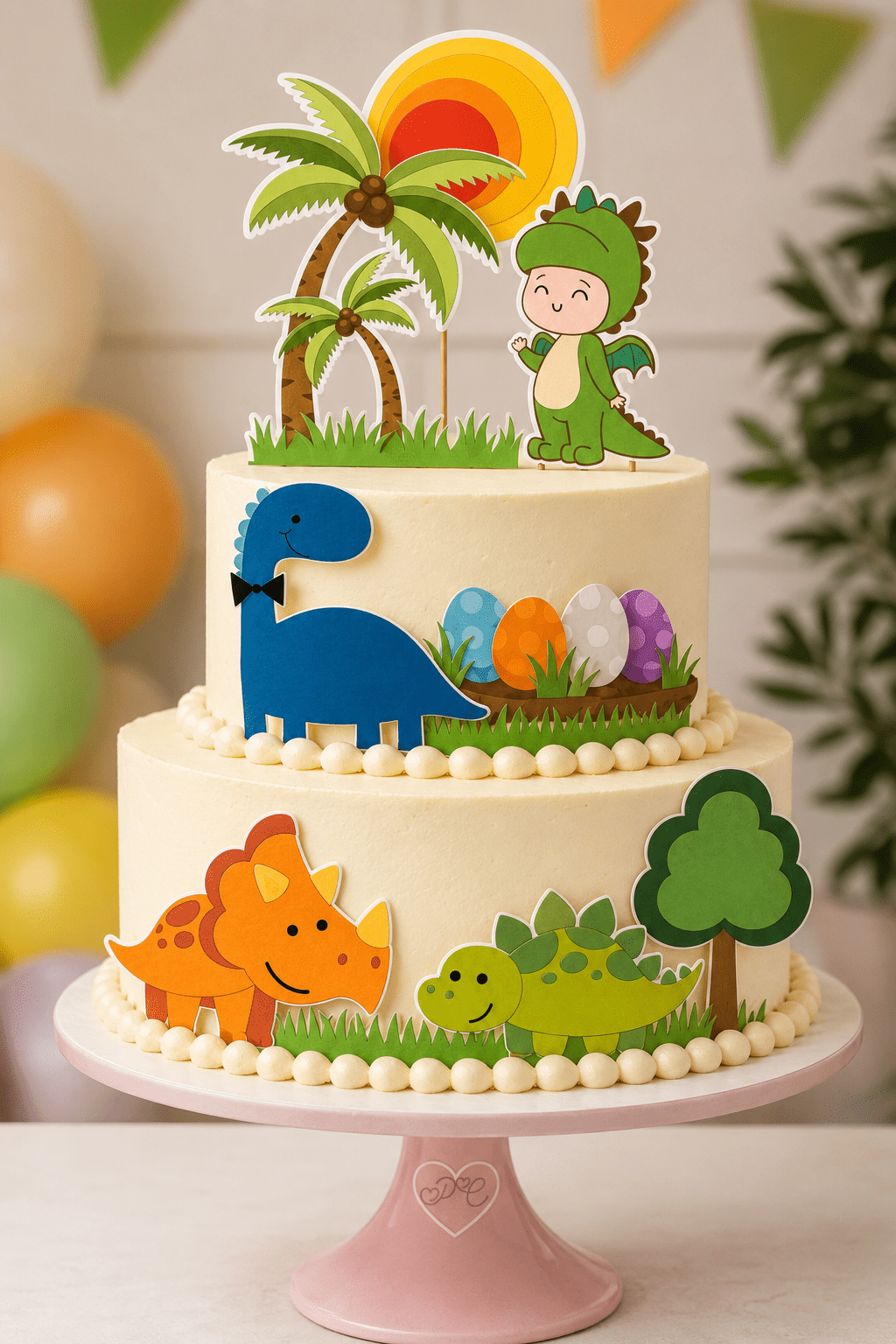 23 Topo de Bolo - Dinossauro - Imagem 1