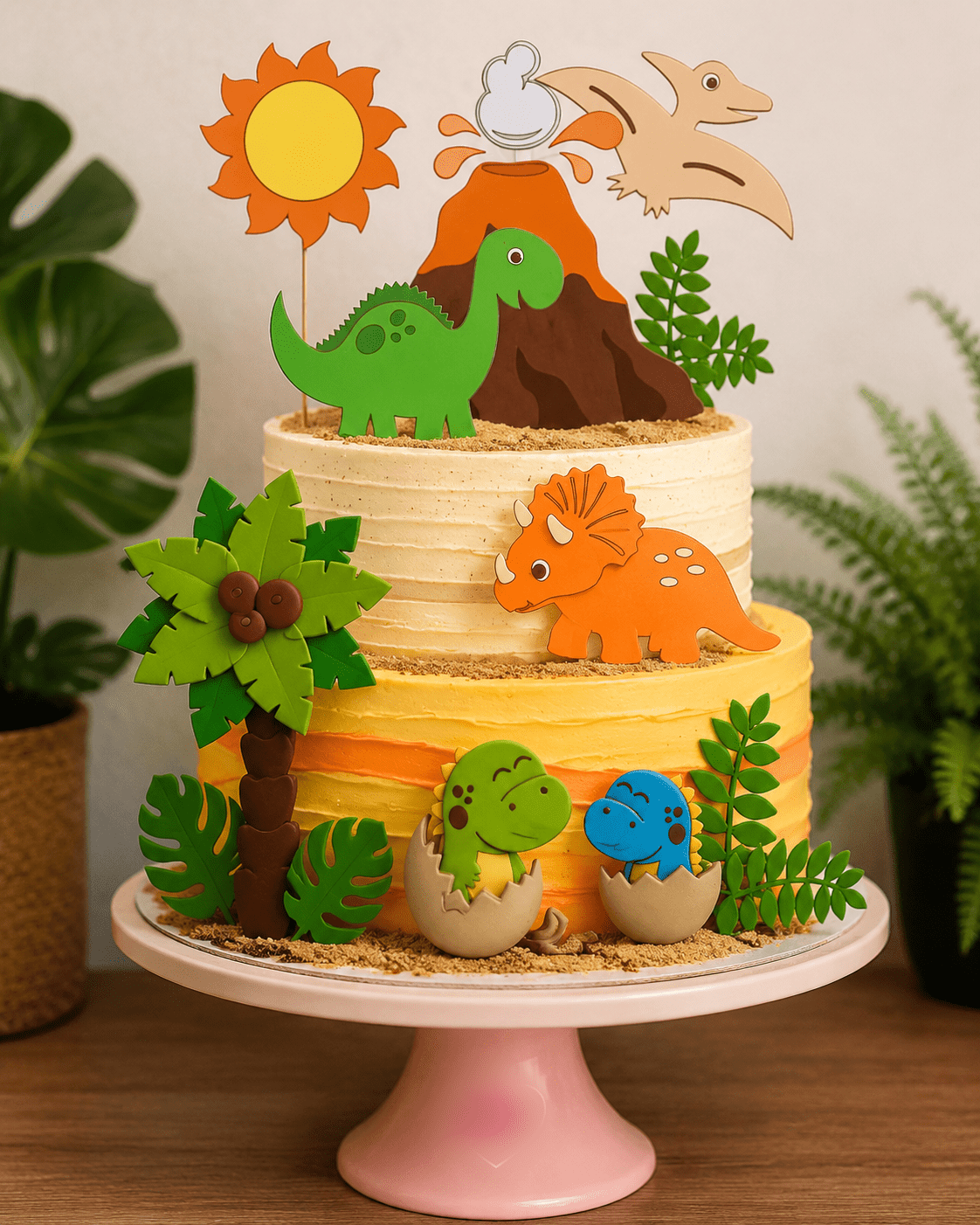 24 Topo de Bolo - Dinossauro - Imagem 1