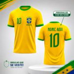 Camiseta Brasil - Sublimação