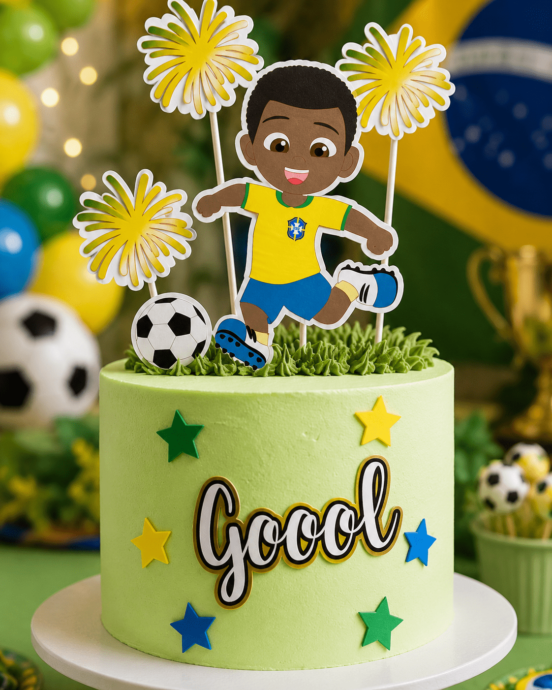 29 Topo de Bolo - Futebol - Imagem 1