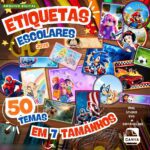 Etiqueta Escolar Combo - Volta às Aulas
