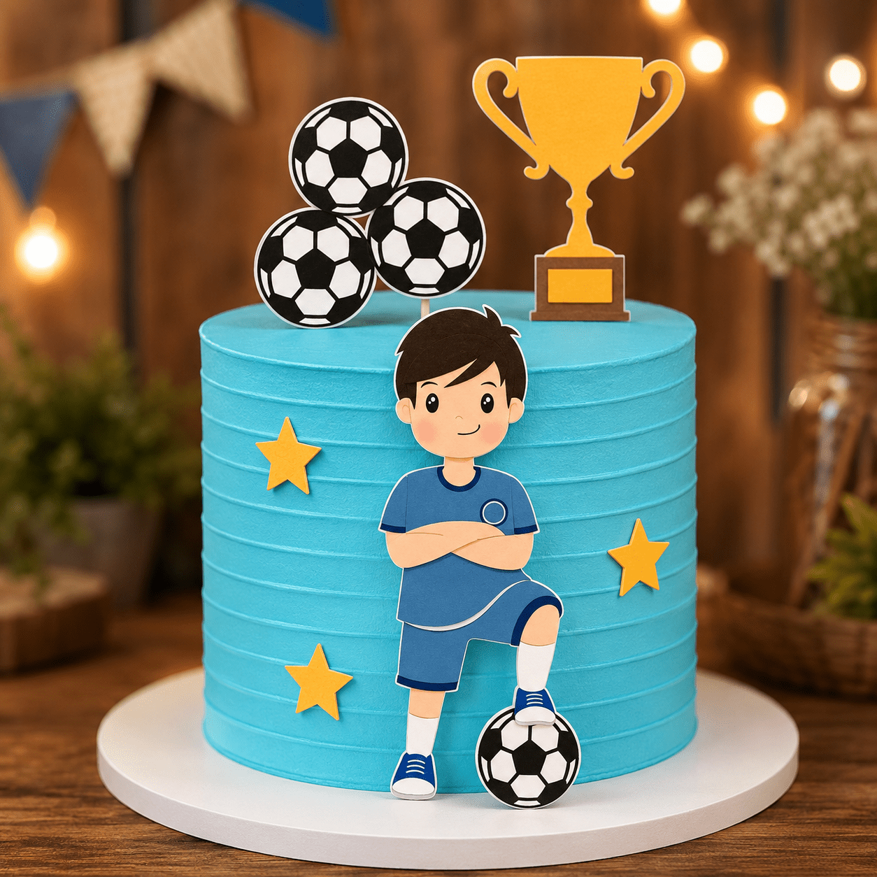 37 Topo de Bolo - Futebol - Imagem 1
