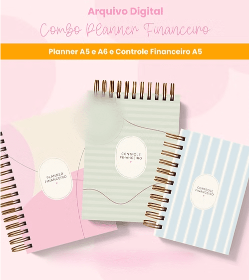 429 - Combo_Planner_Financeiro_3 Combo Planner Financeiro - Encadernação - Imagem 1