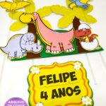 Topo de Bolo - Dinossauro