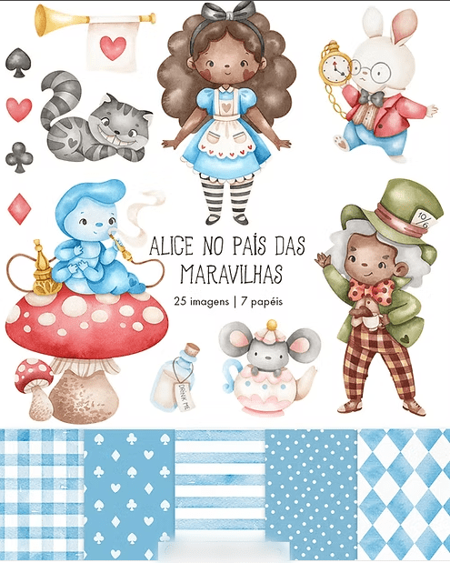 Alice Negra Alice Negra - Kit Digital - Imagem 1