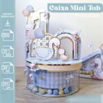 Caixa Mini Tub - Arquivo de Corte