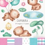 Capivara Candy - Kit Digital