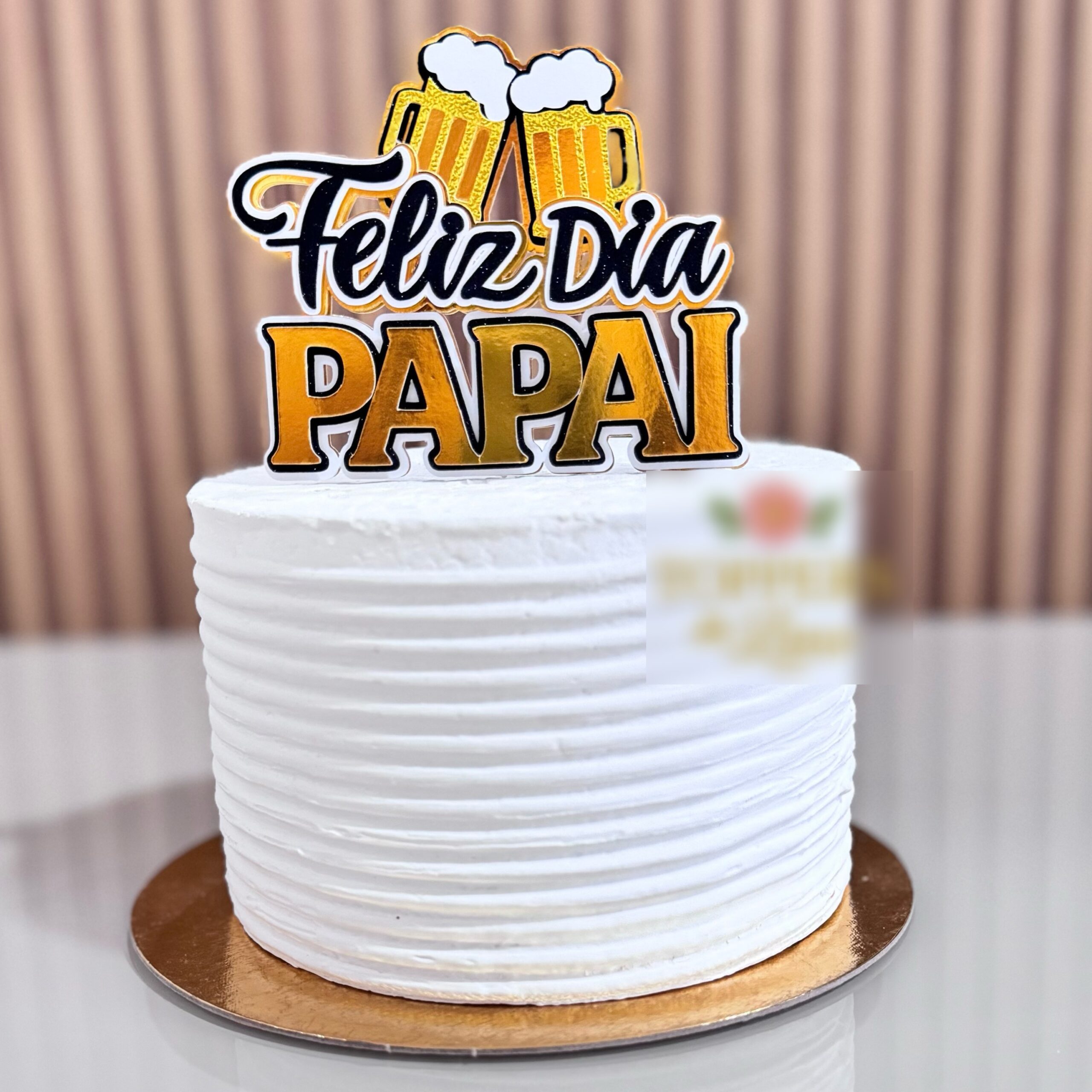 created by photogrid Dia dos Pais - Topo de Bolo - Imagem 1
